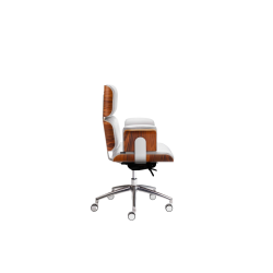 Armadillo 2 Executive Armchair in Black Leather | Altek Italia Design