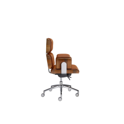 Armadillo 2 Executive Armchair in Black Leather | Altek Italia Design