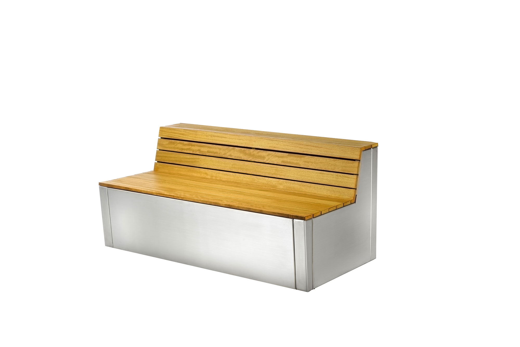 garda bench with back by antonio larosa for altek italia design