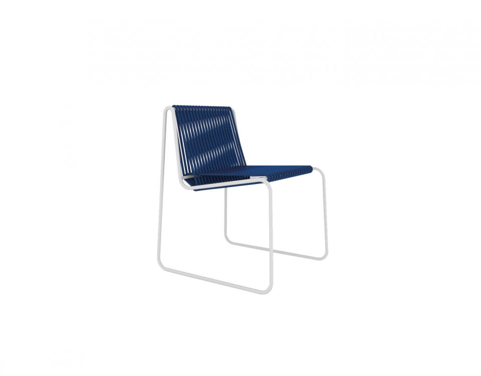 Rada chair in nautical rope by Altek Italia Design