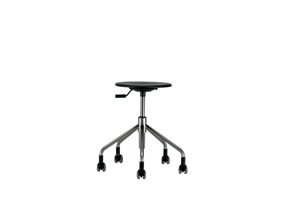 Swivel stool adjustable in height by Altek Italia Design