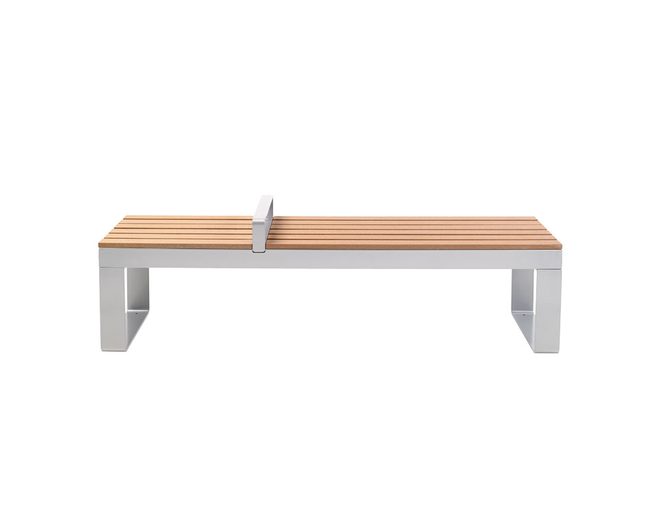Outdoor bench for all waiting and passing areas by Altek Italia Design