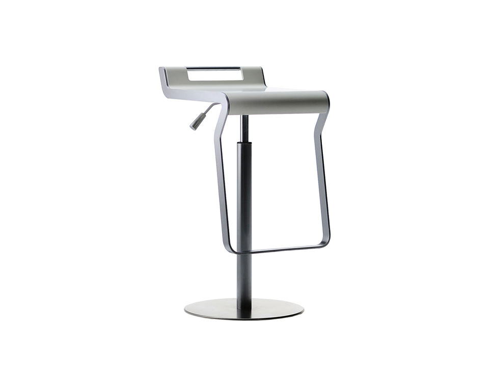 Stainless steel stool made by Altek Italia Design