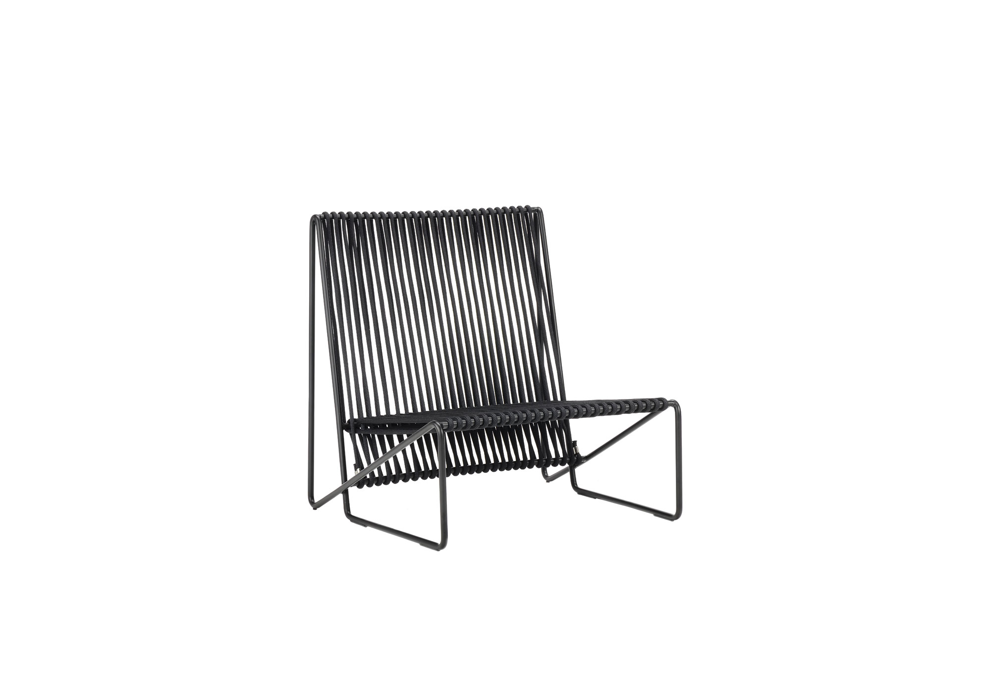 Lounge chair in nautical rope by Altek Italia Design