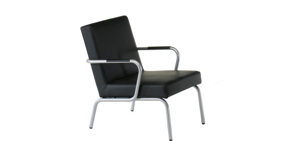 Visitor chair with armrests by Altek Italia Design