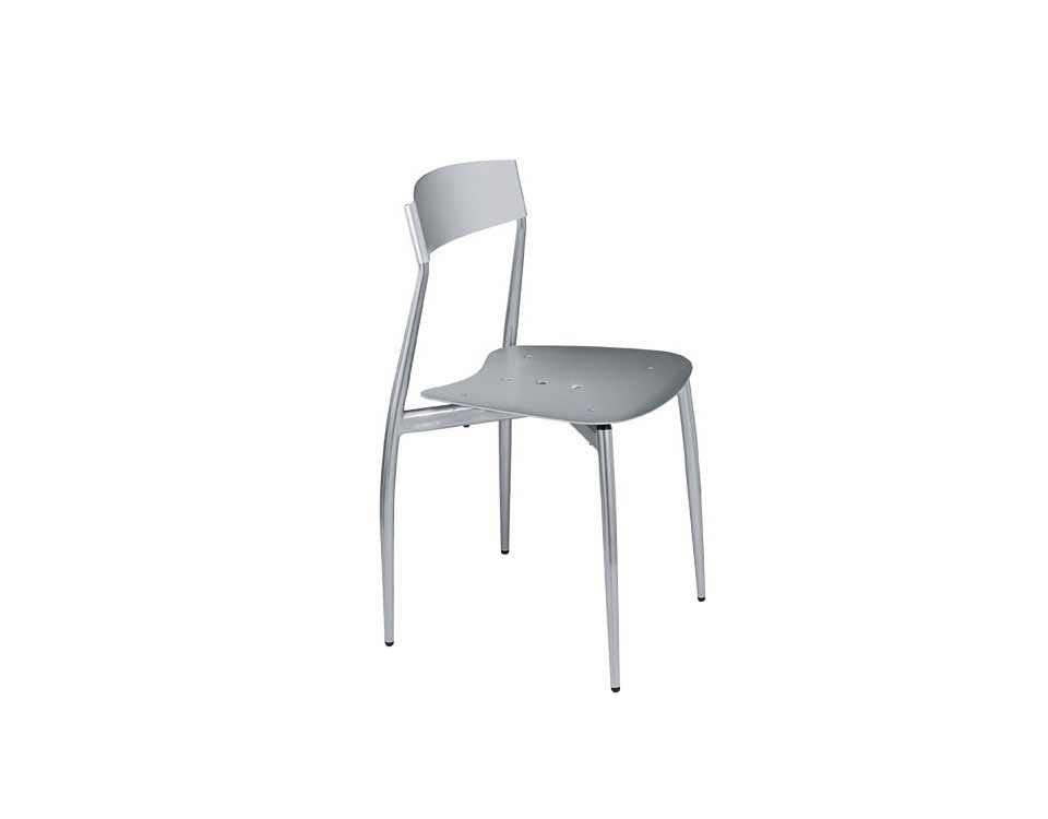 baba sedia in alluminio di sergio mian per altek italia design