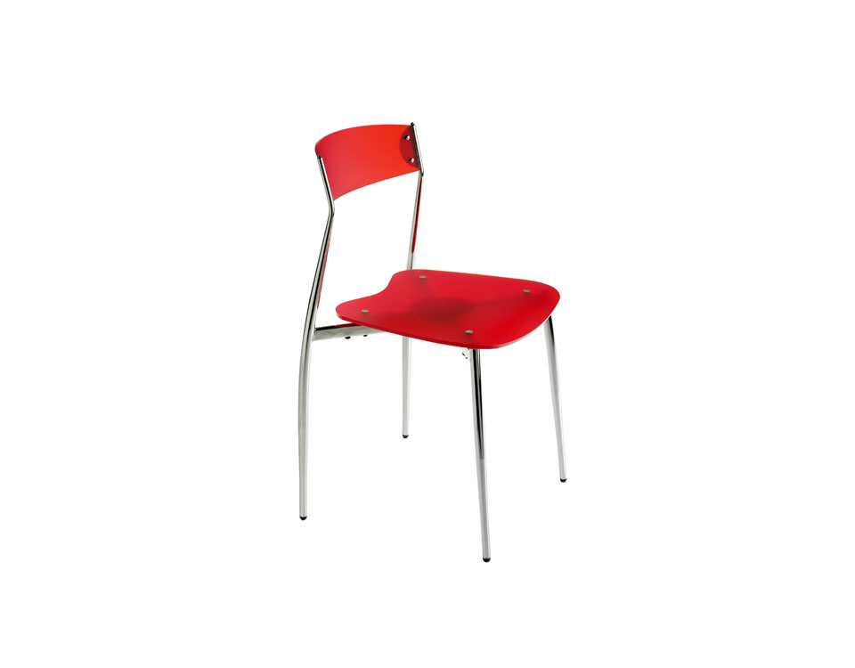 baba sedia metacrilato rosso di mian per altek italia design