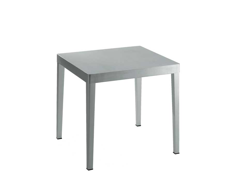 Very sturdy removable table in aluminium by Altek Italia Design